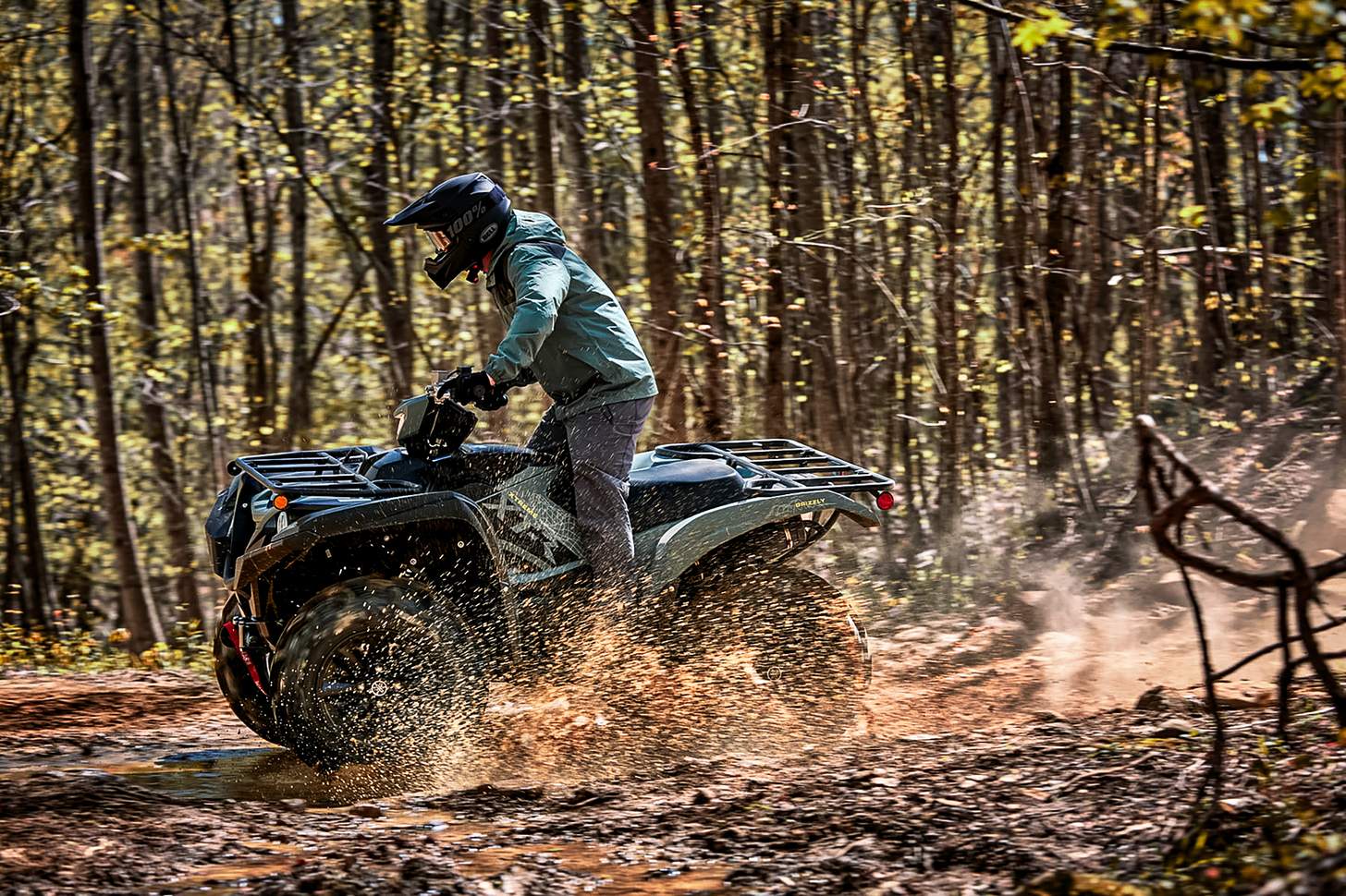 2026 Yamaha Grizzly ATV on the trail