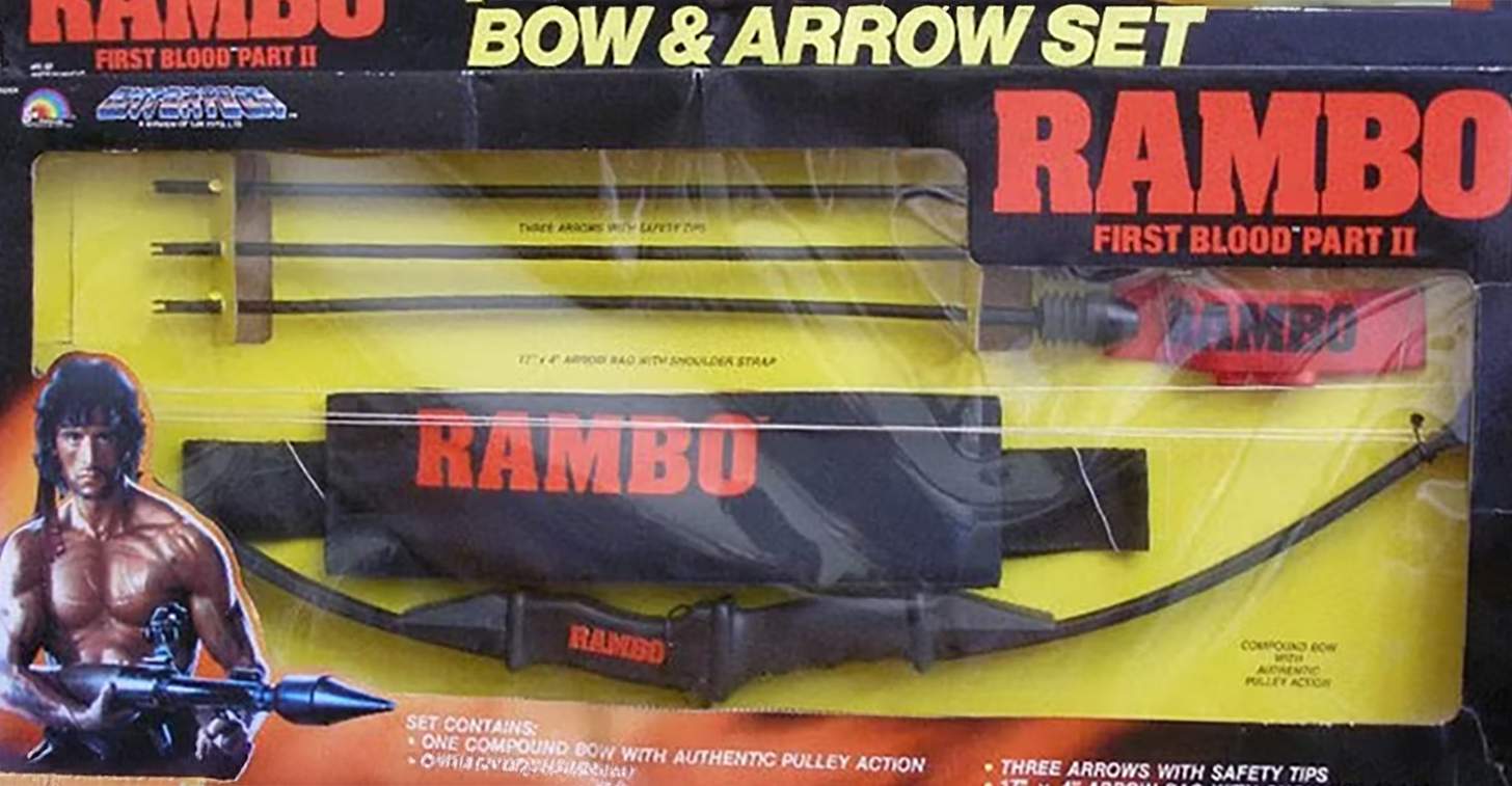 Rambo Bow and Arrow toy set 1980s