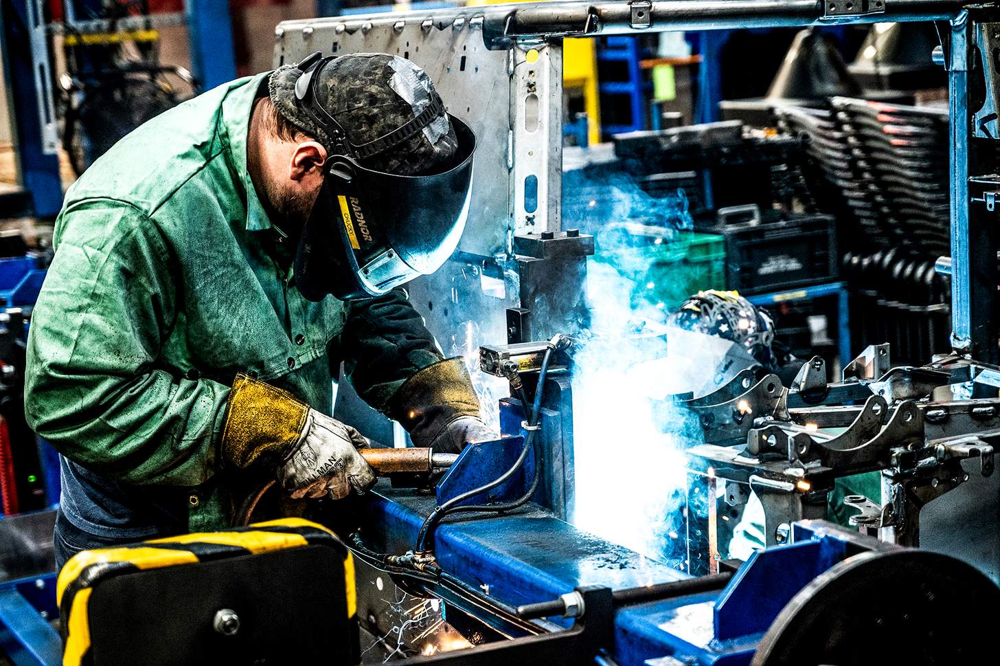 Yamaha assembly line welding