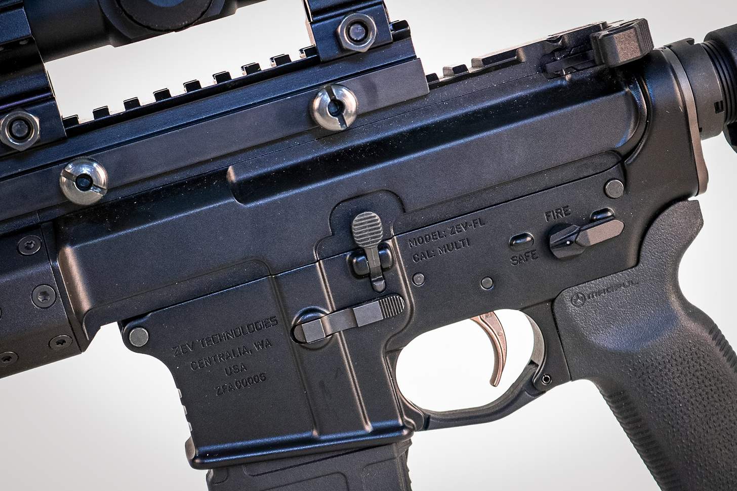ZEV AR15 Billet Core Elite rifle