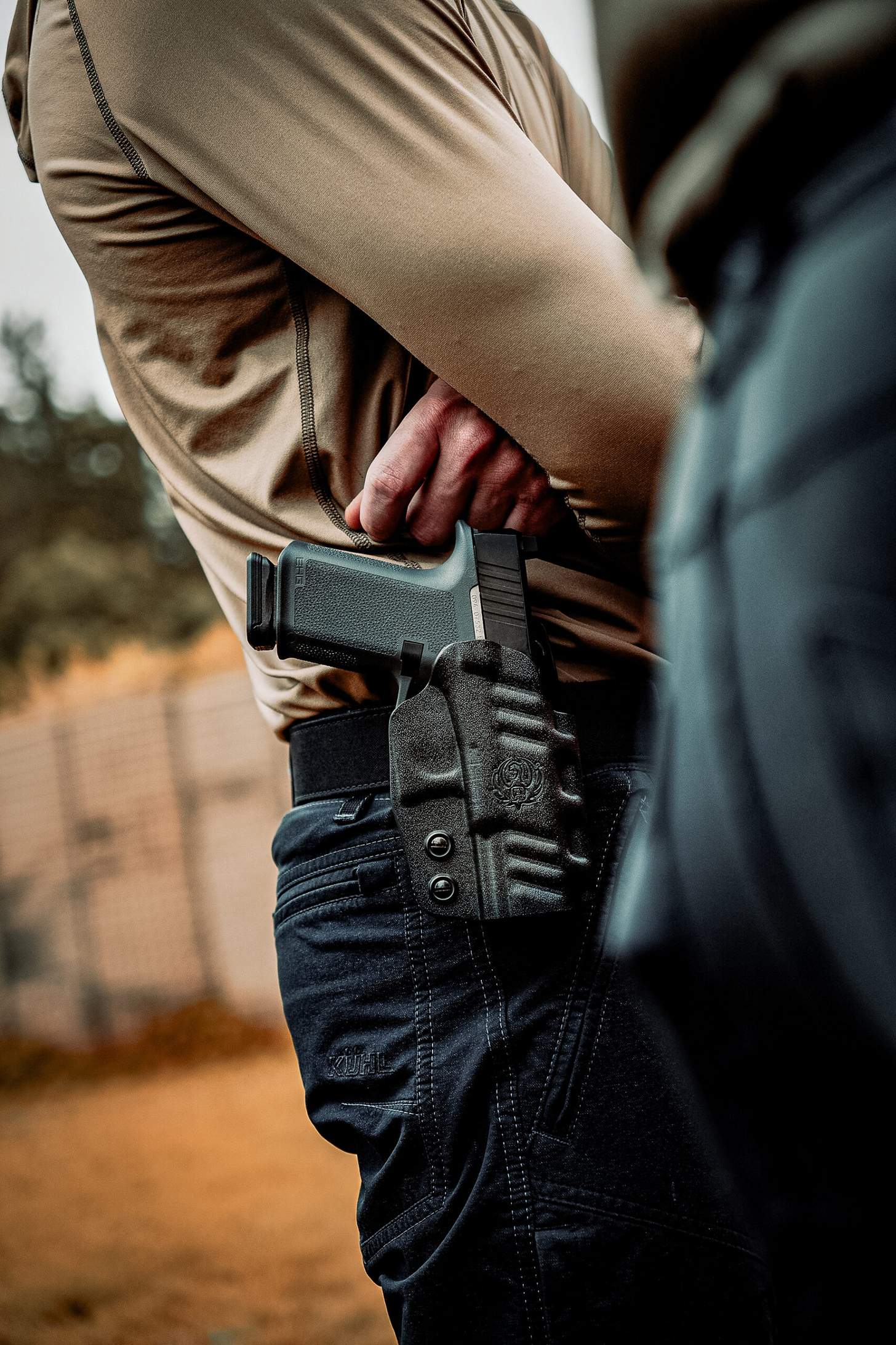 Ruger RXM in a holster