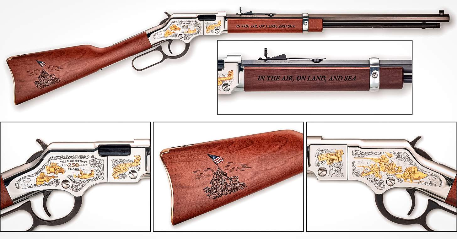Henry Semper Fi Rimfire Rifle USMC Tribute