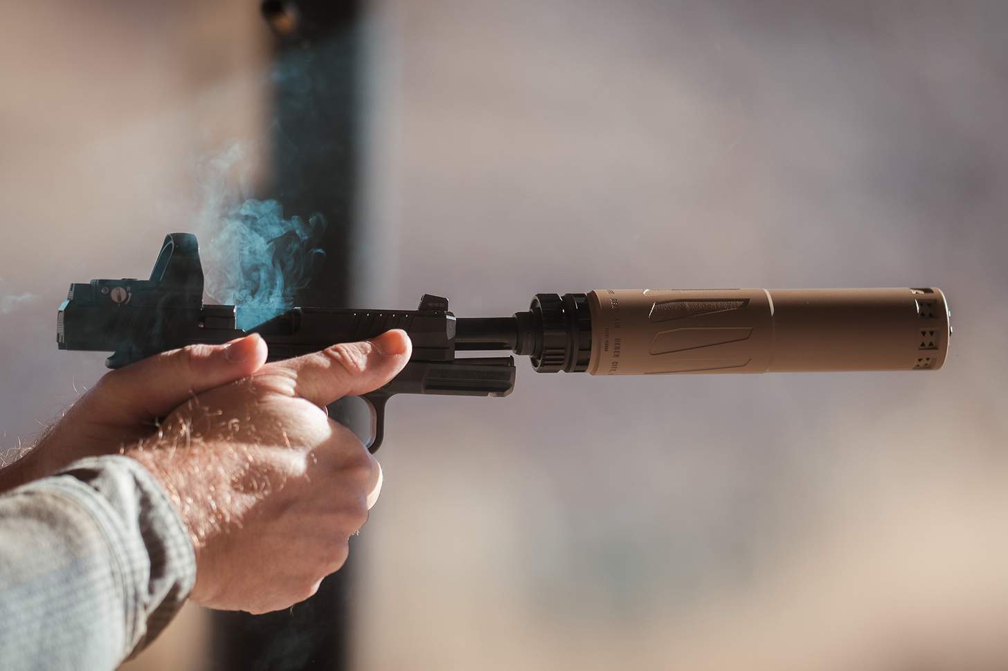 Dead Air RXD910Ti at the range