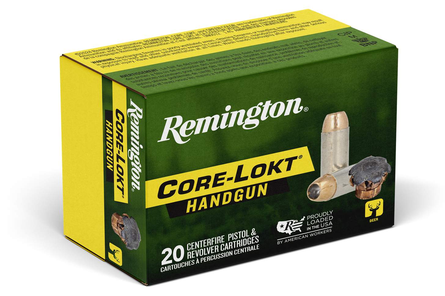 New .45 LC Core-Lokt Handgun JHP Load