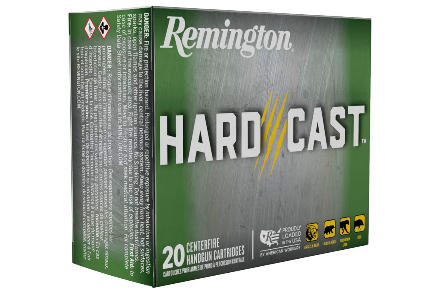 4 New Remington Hard Cast Dangerous Game Loads