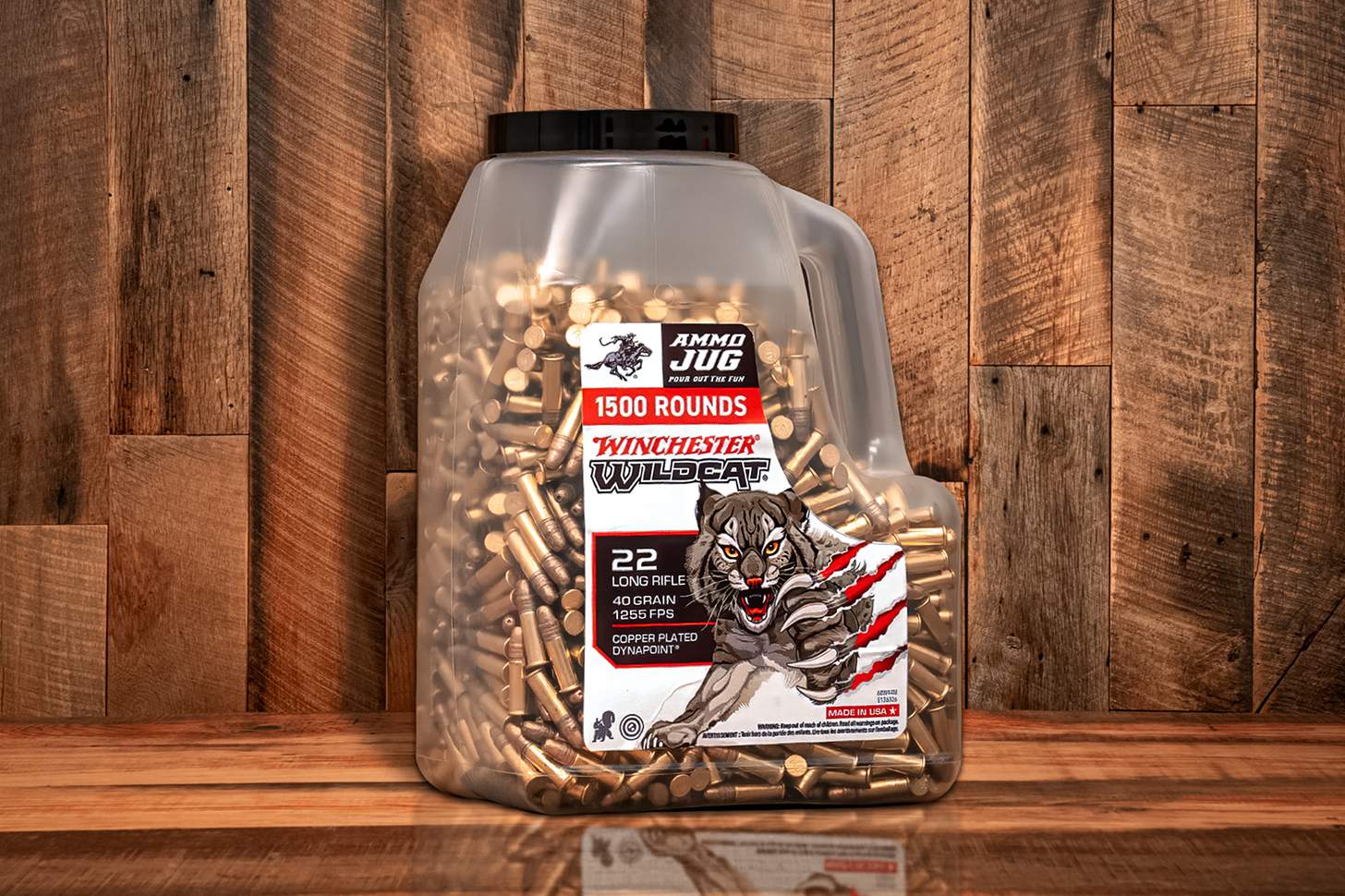 New: Winchester Wildcat Rimfire Ammo Jug Holds 15K Rounds