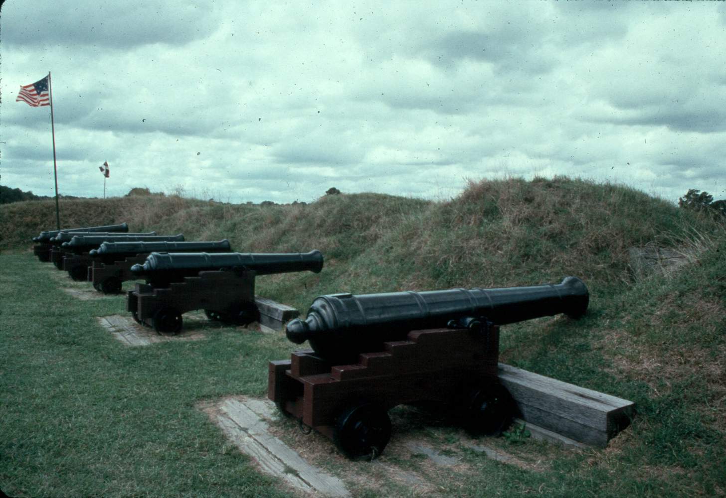The American Battery was the largest American artillery position at the Siege of Yorktown.