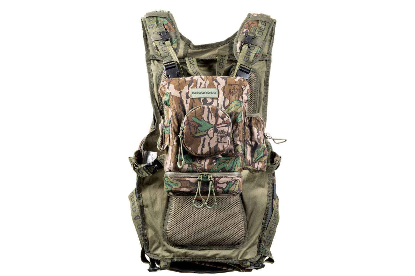 Grounded turkey hunting vest