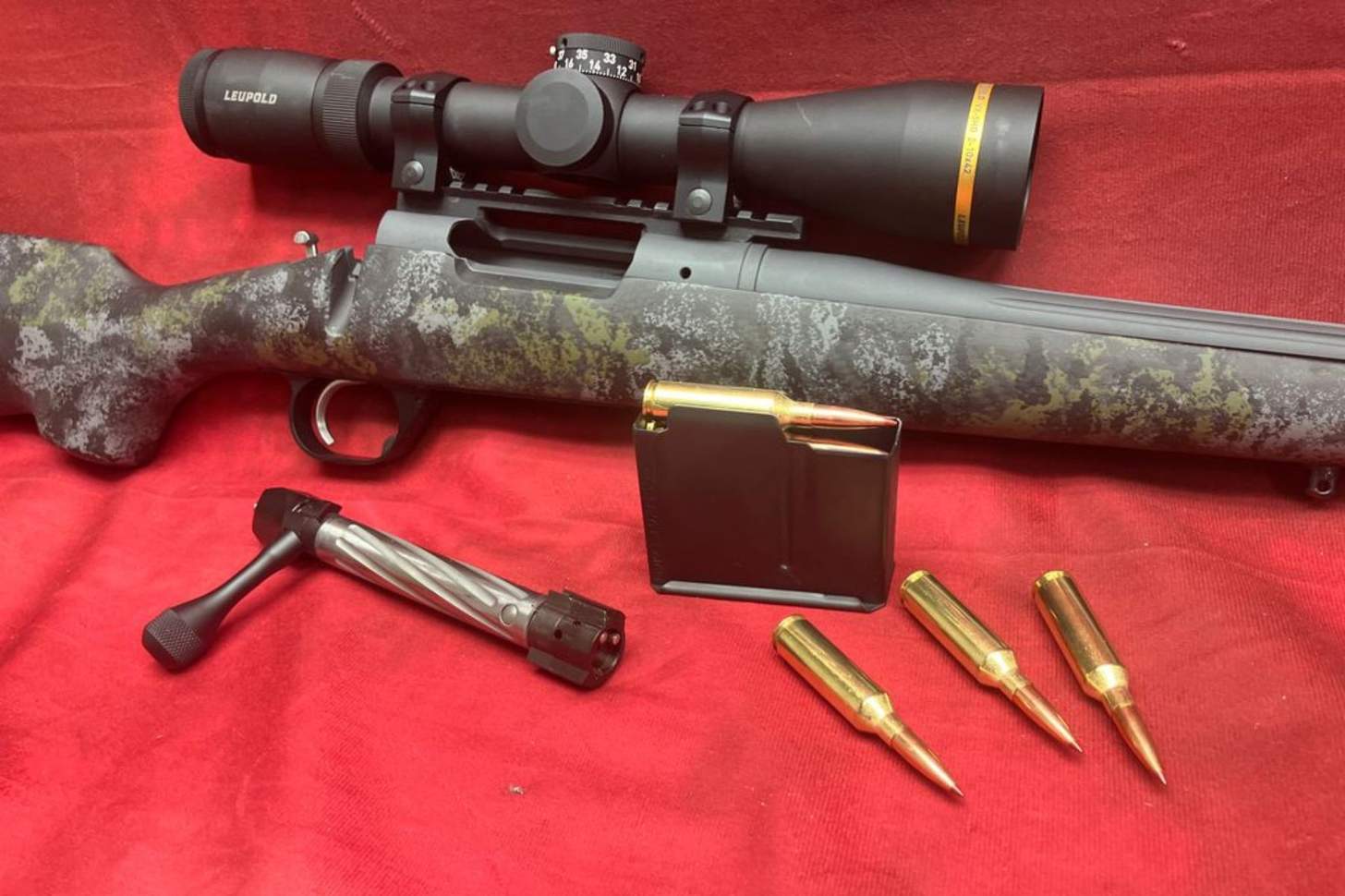 A Bergara Premier Canyon with the bolt removed.