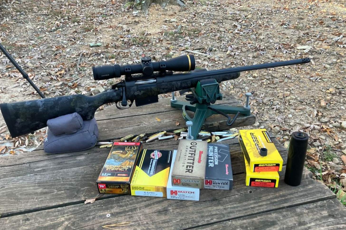 Bergara Premier Canyon on the bench for testing.