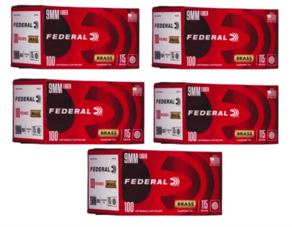 Federal brass ammo