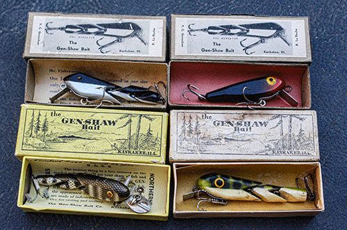 Dan Basore and His Fishing Lures.