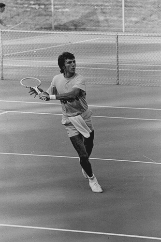  Jackie Bushman playing tennisBuckmaster General: Jackie Bushman