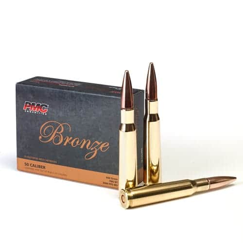 PMC Ammunition Bronze .50 BMG 660-grain FMJ-BT