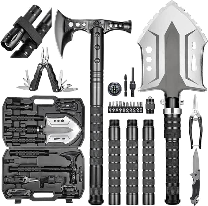 HUZSV Outdoor Survival Tool Set
