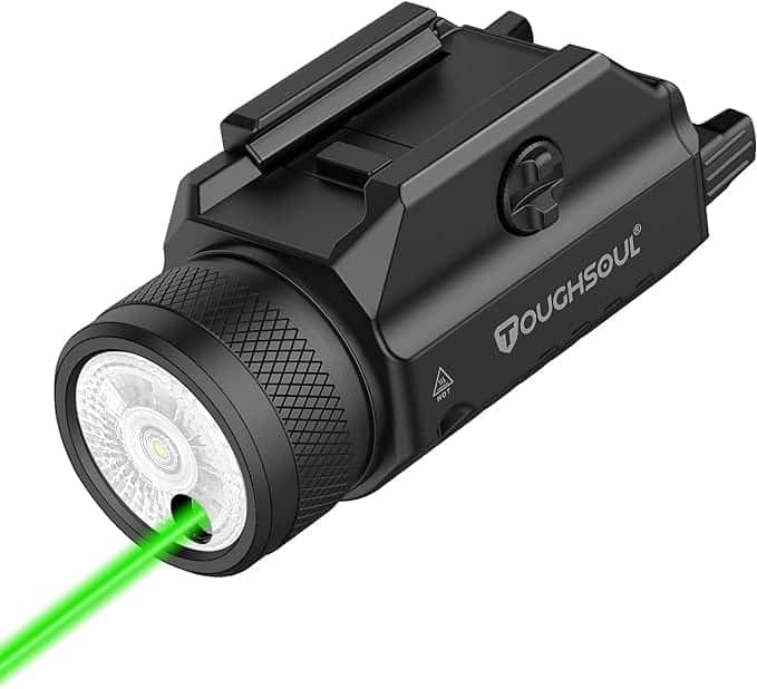 TOUGHSOUL 1200 Lumens Picatinny Rail Mount Pistol Light