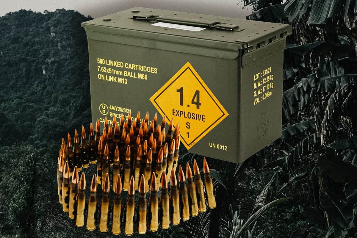 7.62 NATO BELTED AMMO