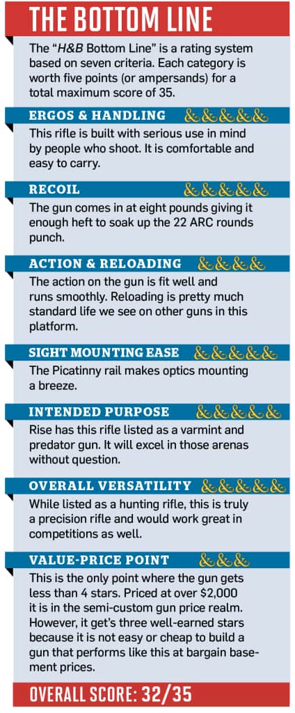rise armament watchman xr 22 arc
