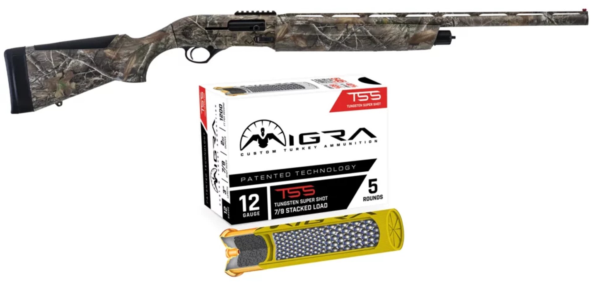 Beretta A300 Ultima Turkey 12 Gauge and migra custom turkey ammunition