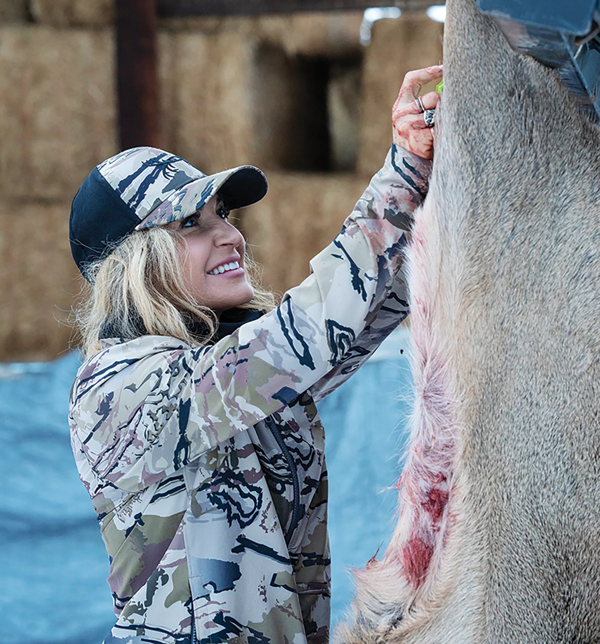 dressing a deer