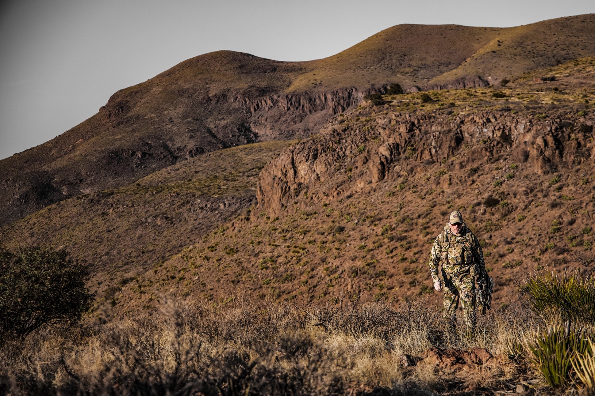 hiking through the backcountry