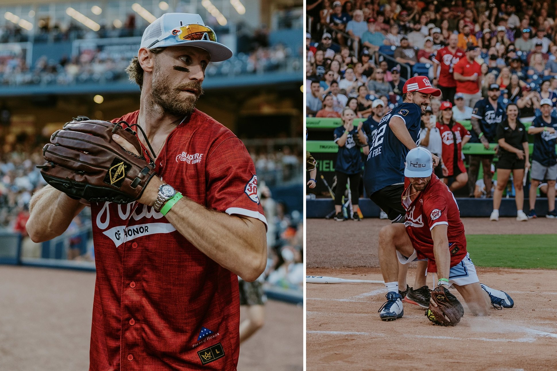 Folds of Honor Charity Softball game highlights