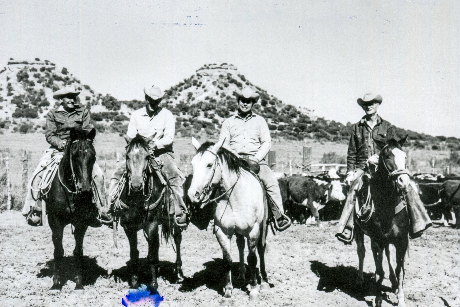 Tom Perini during his cowboy days.