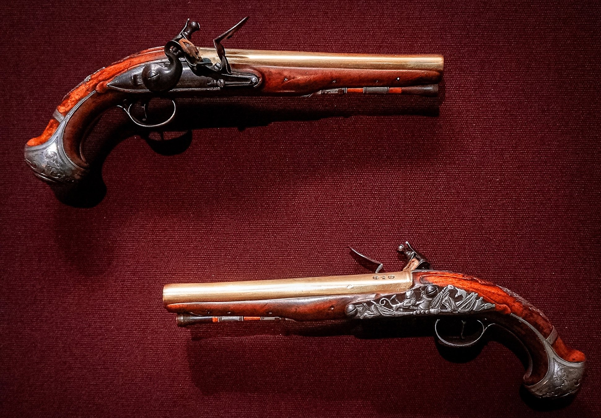 george washington's twin flintlock pistols