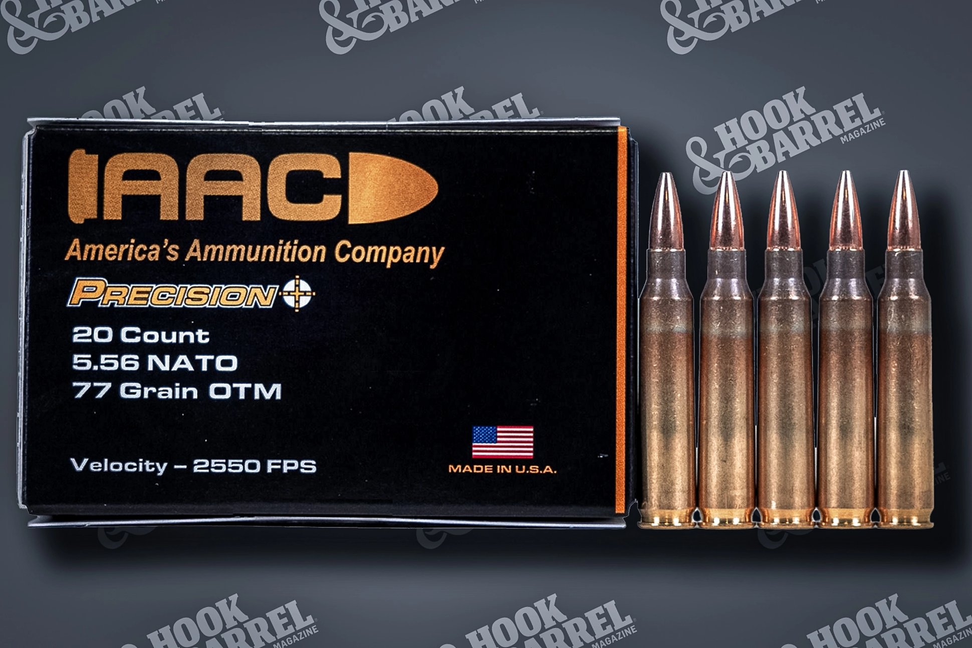 AAC 5.56 ammo box and cartridges