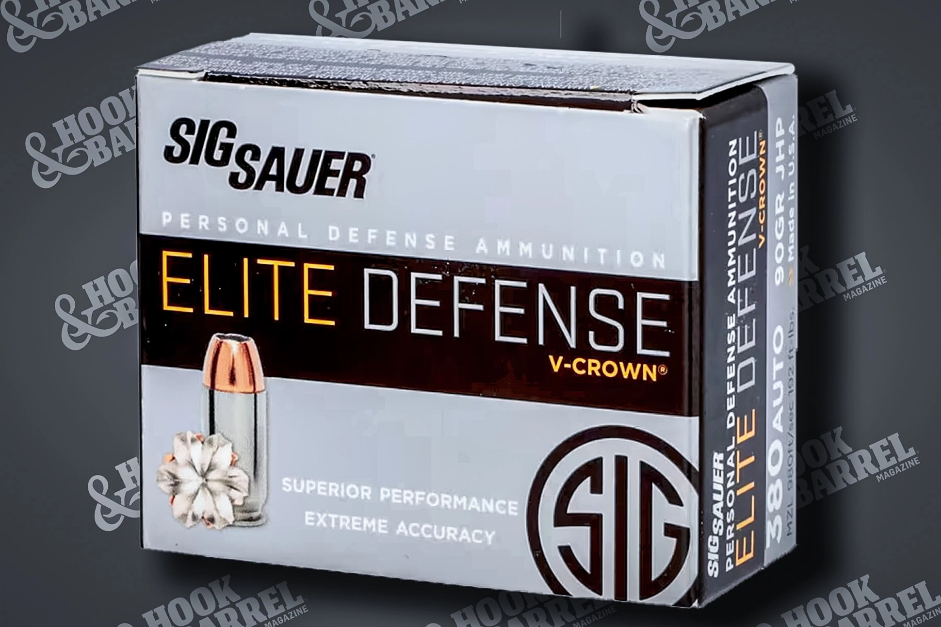 SIG SAUER Elite Performance JHP .380 ACP Ammo