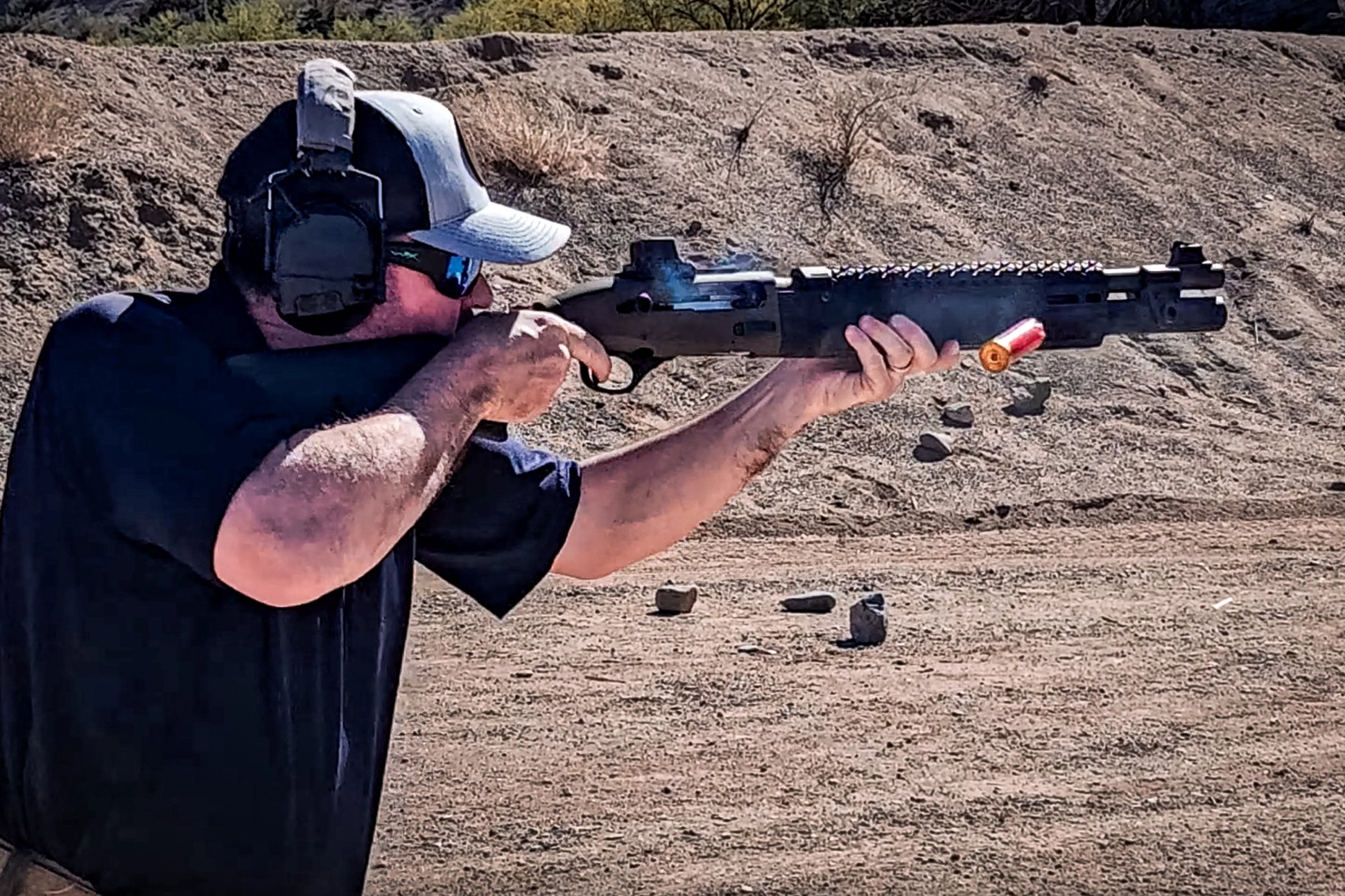 Langdon Tactical Berette 1301 on the range