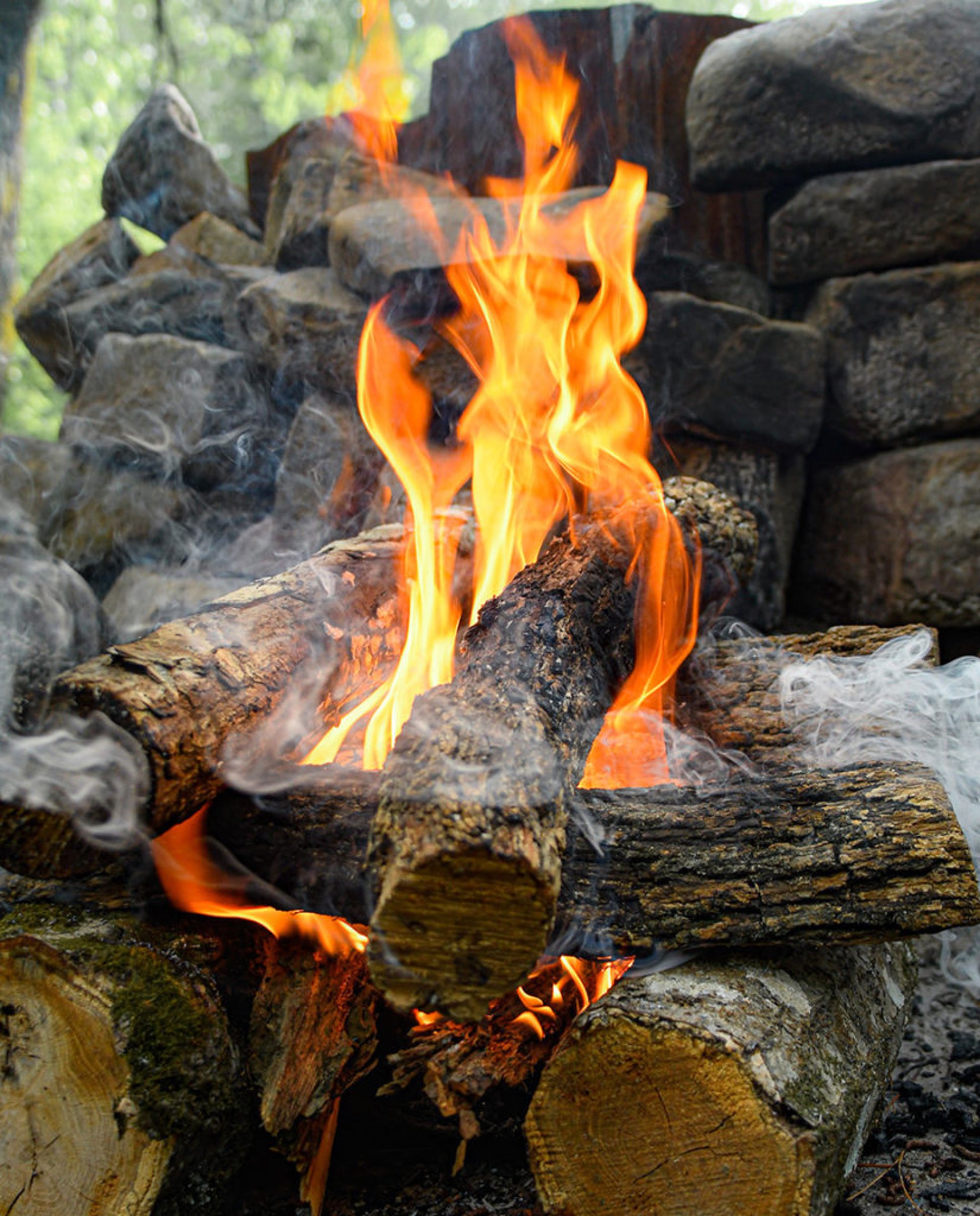Campfire Cooking Hook and Barrel 1