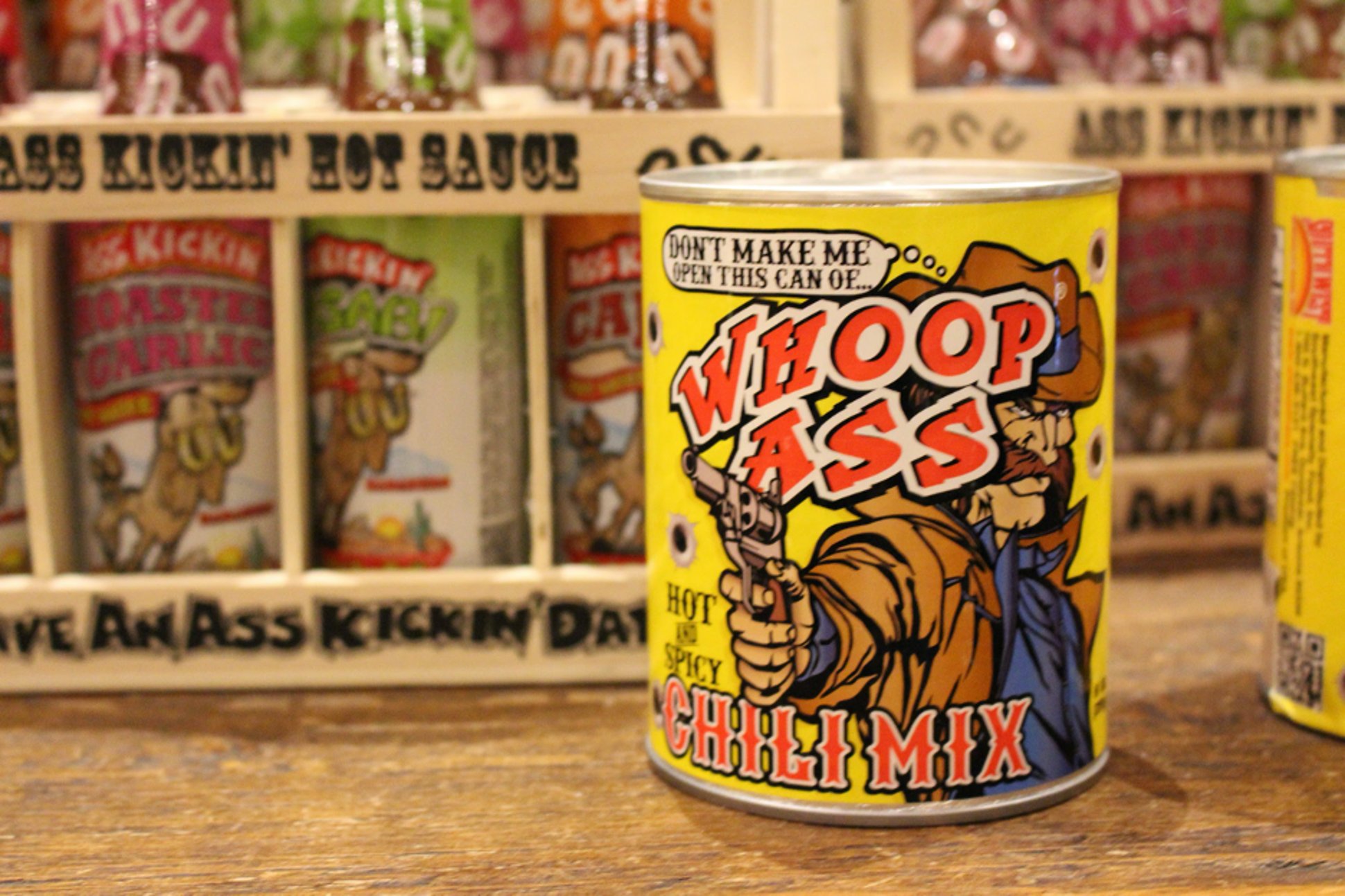 Can of Whoop Ass at Bass Pro Shops