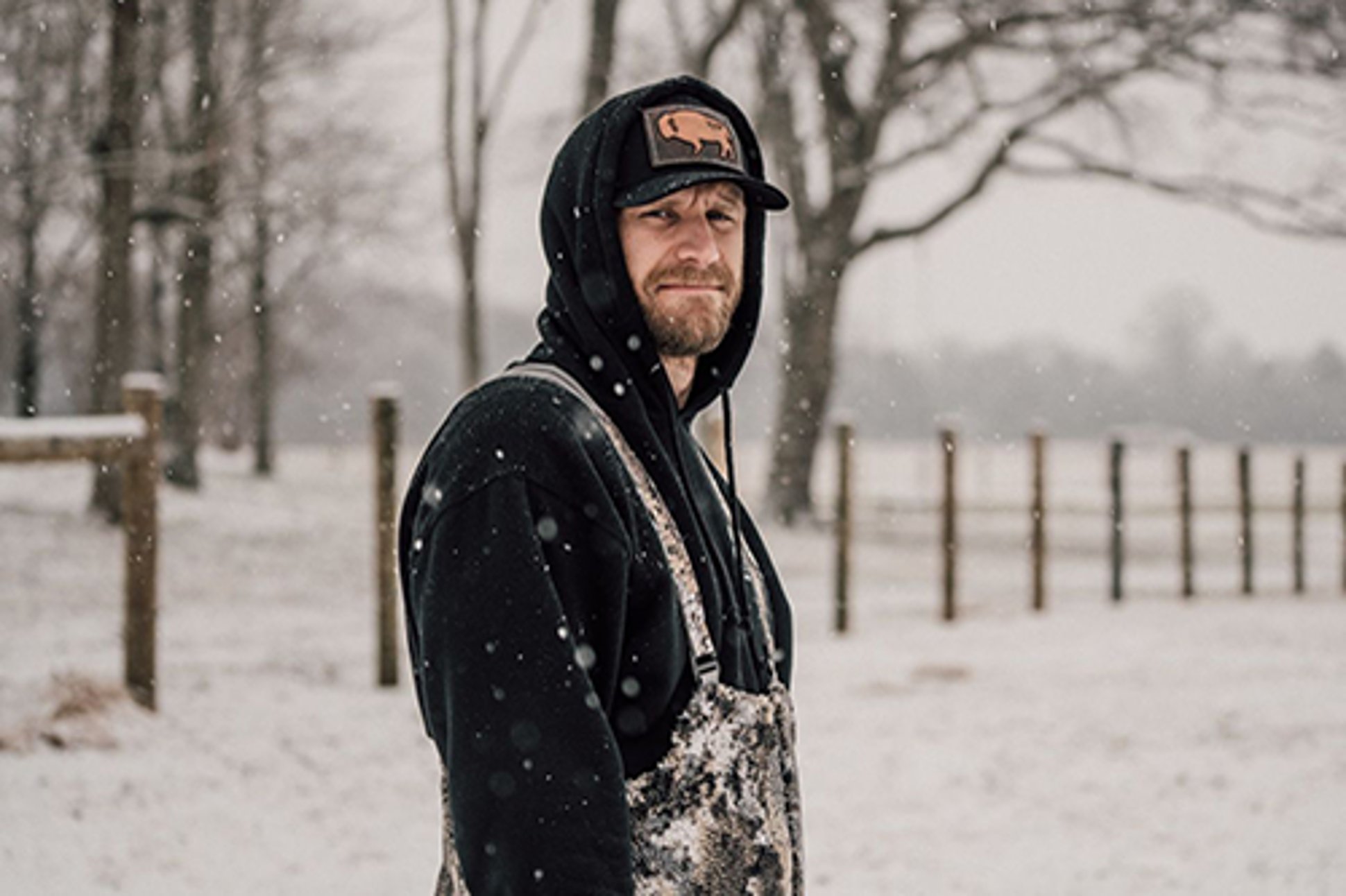 Chase Rice outside