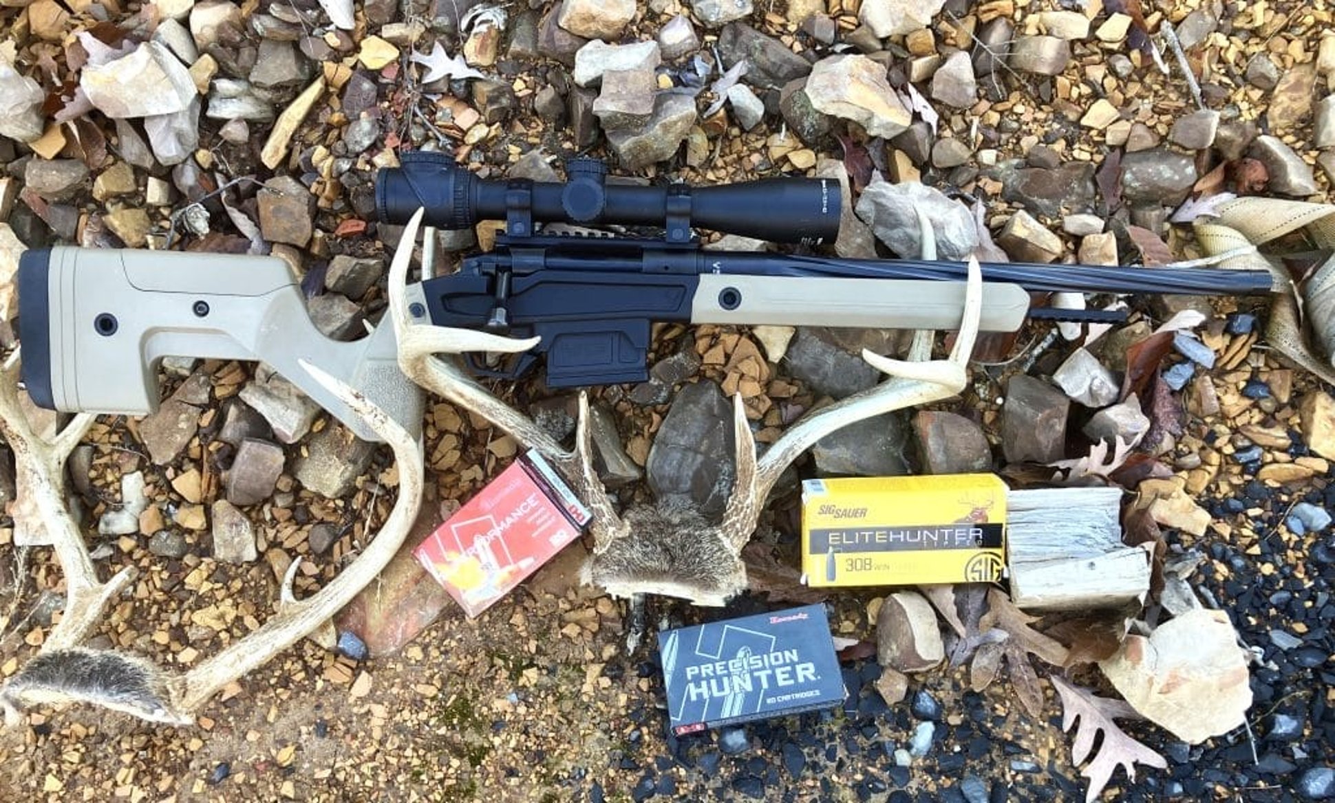Stag Arms Pursuit Bolt Action rifle with Trijicon Accupoint riflescope