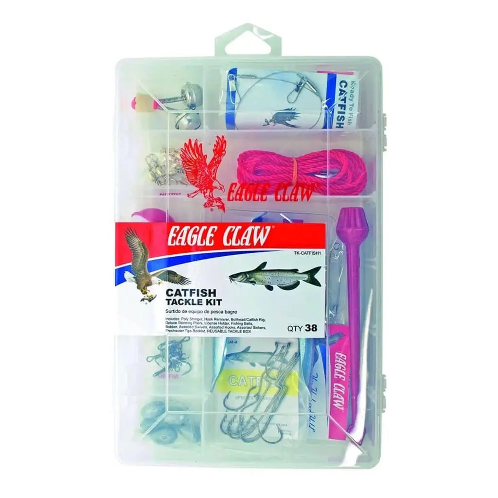 Eagle Claw 38pc. Catfish Tackle Kit 