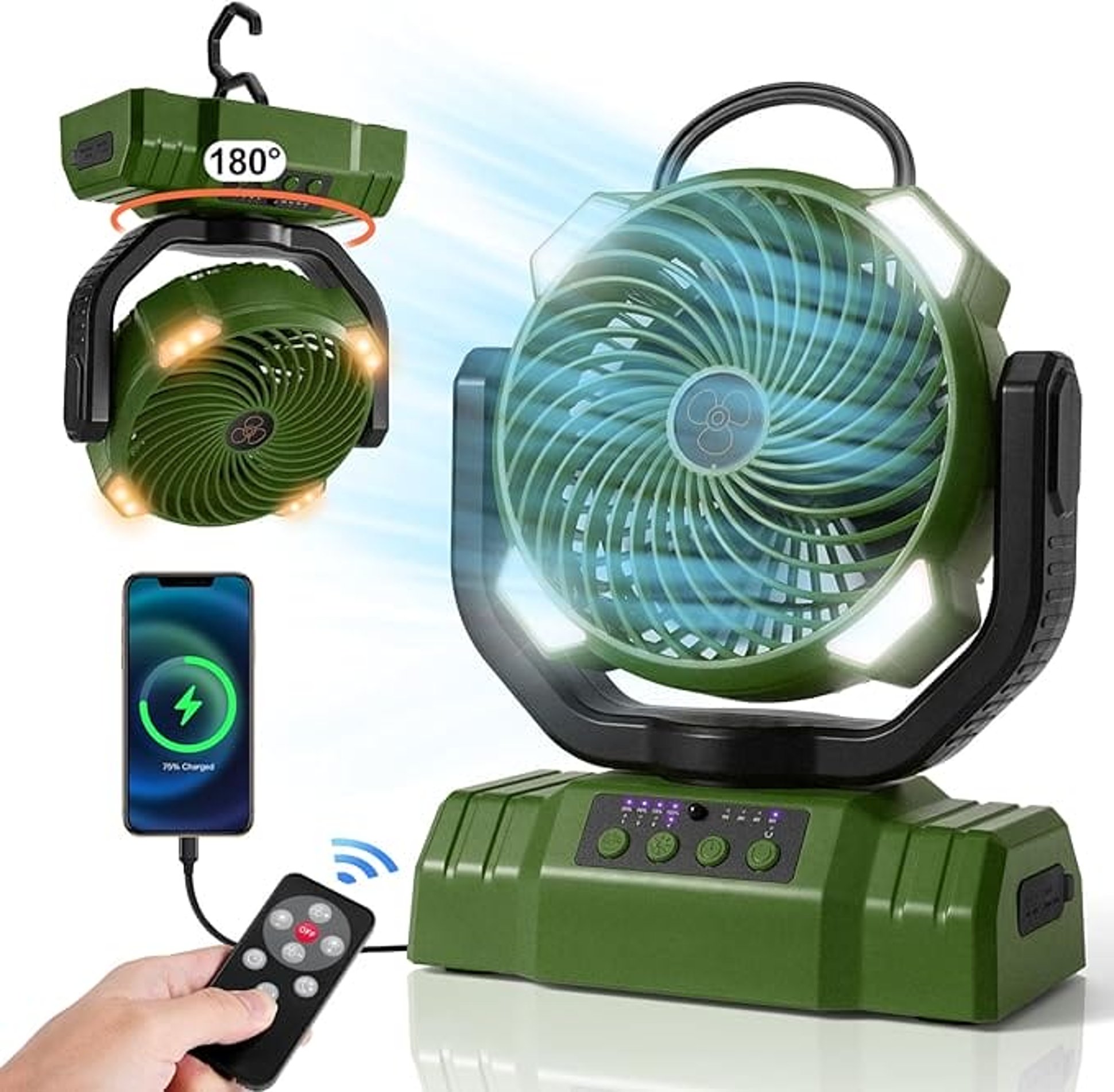 Odoland Portable Camping Fan 