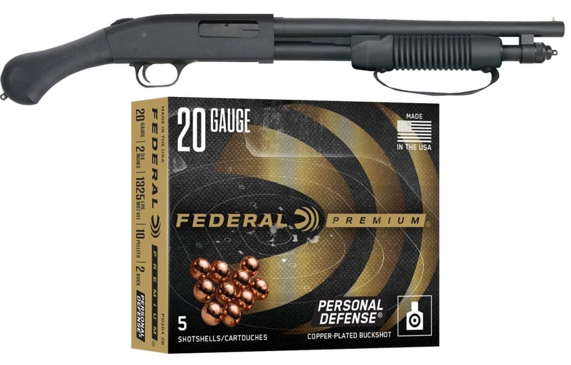 Federal 20 Gauge No. 2 Buck