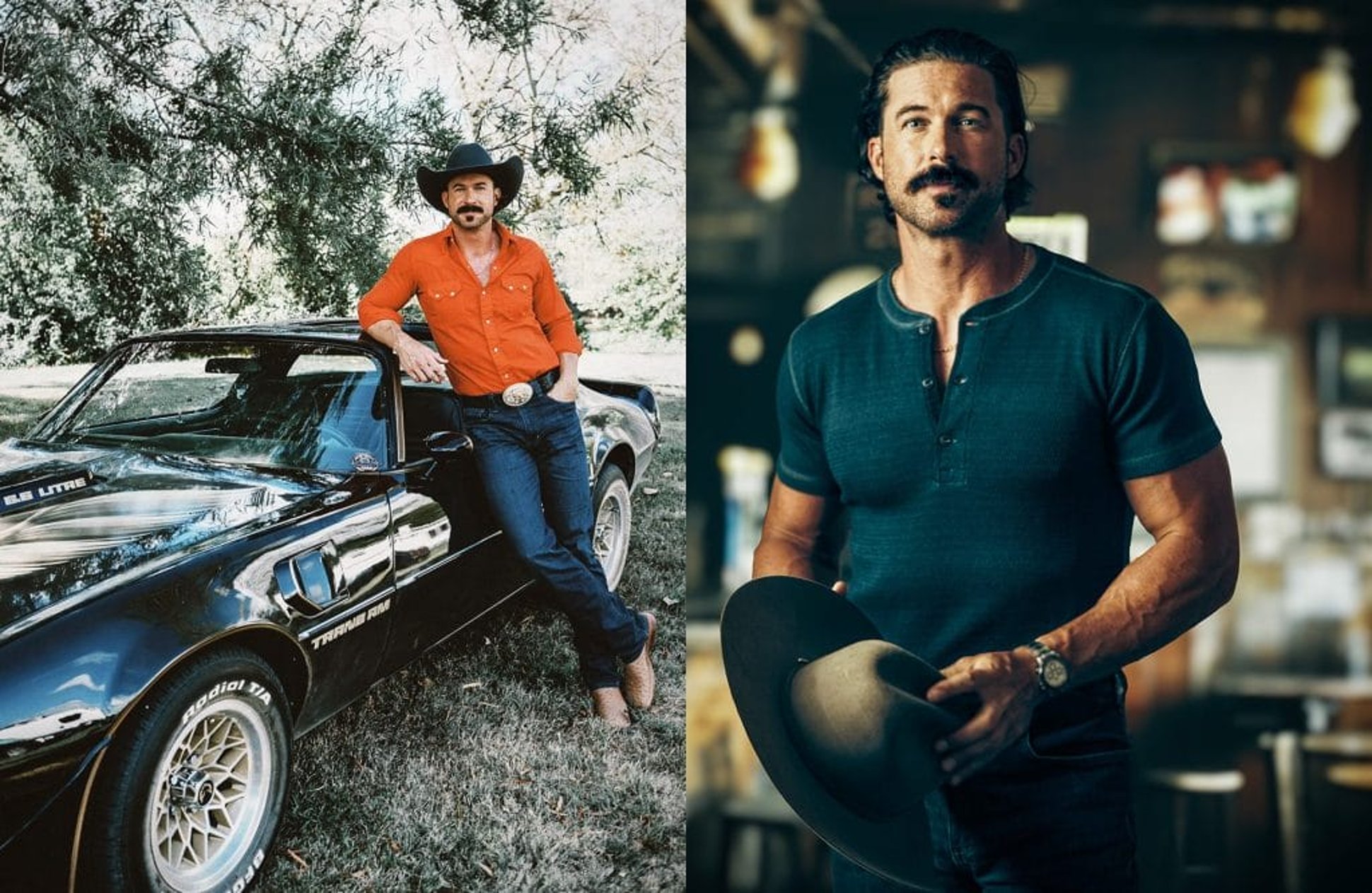 Riley Green channeled his inner Smoky and the Bandit during the introduction of his Damn Country Music Tour.