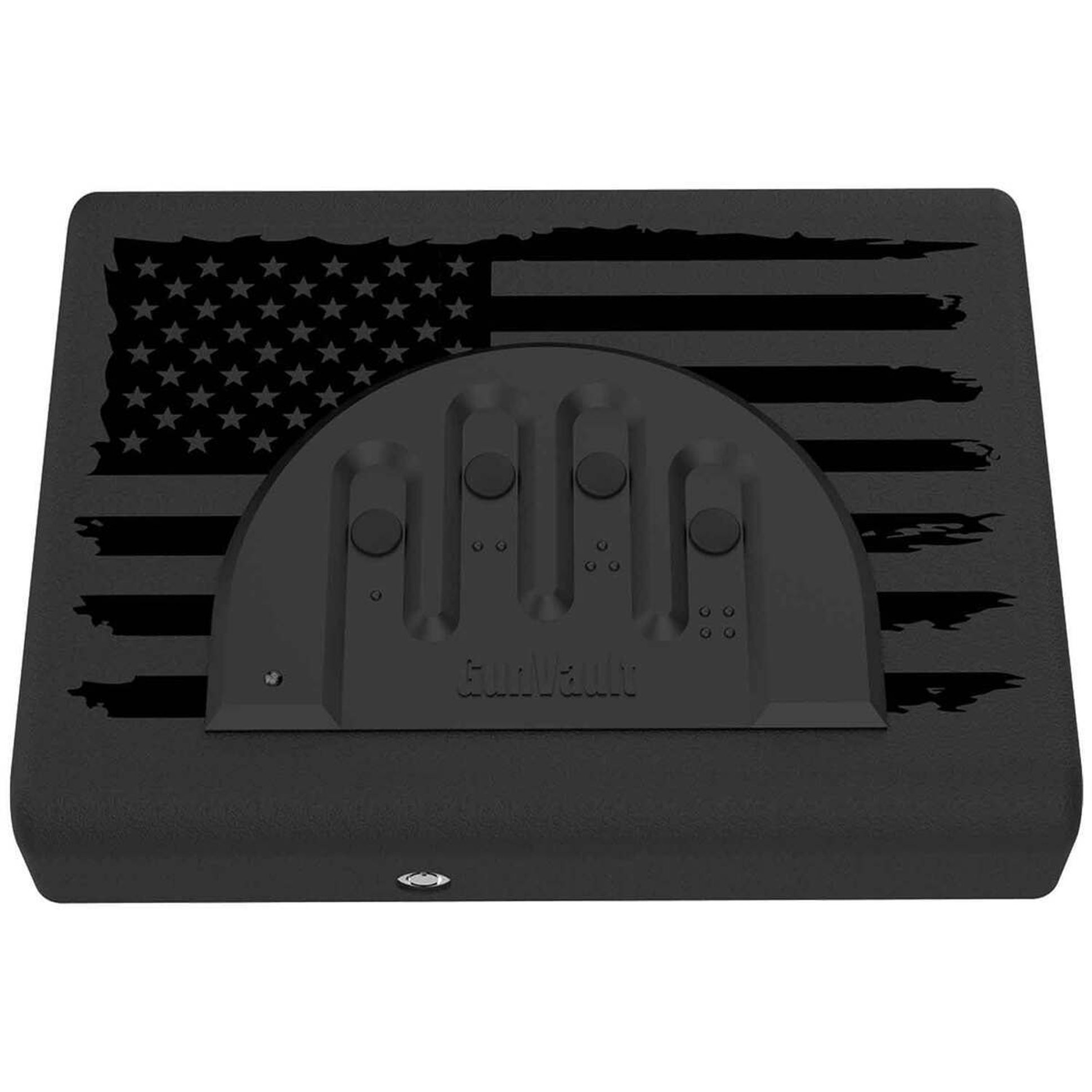 GunVault MicroVault MV500F Special Flag Edition 1 Gun Pistol Vault