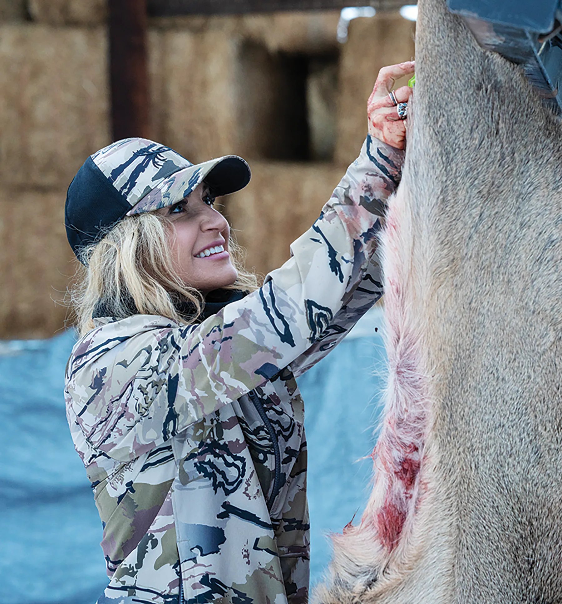 dressing a deer