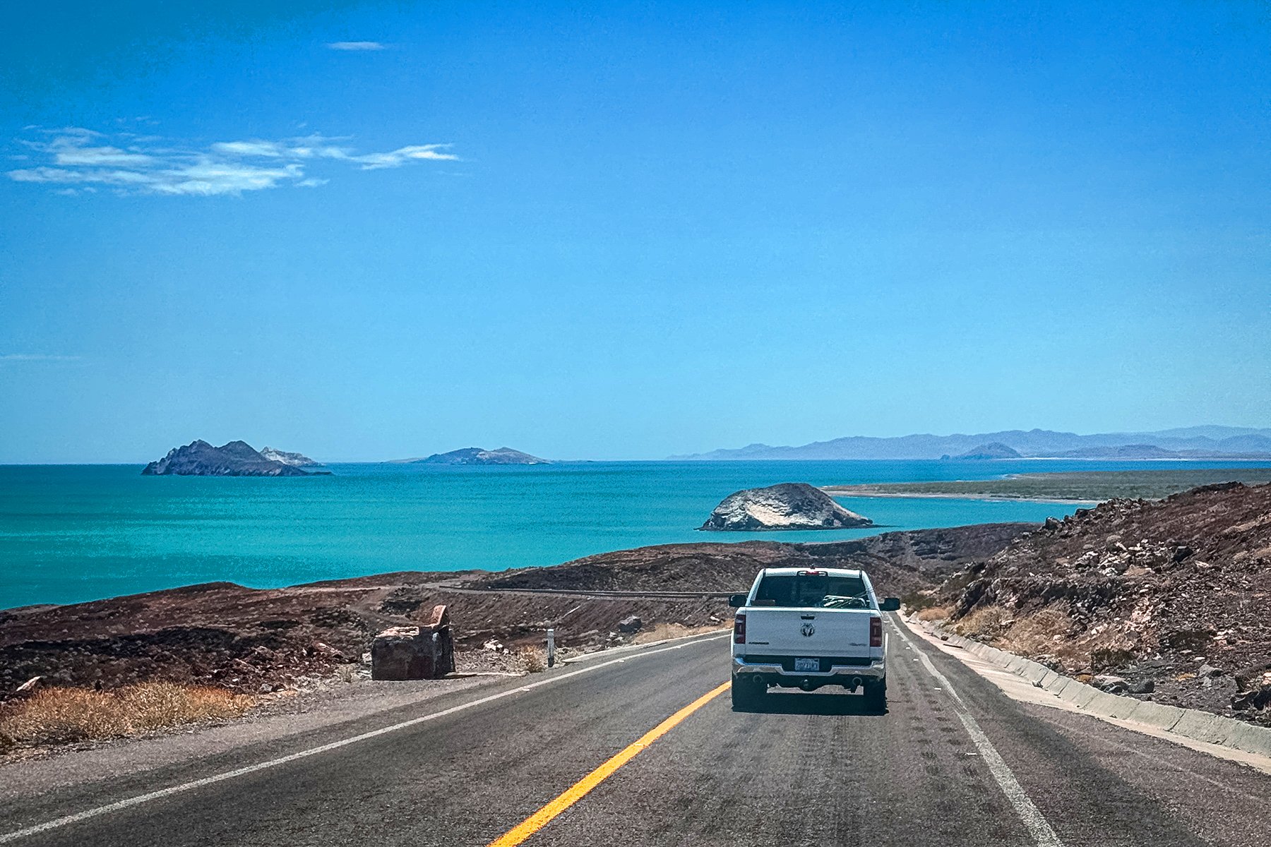 on the road to Baja