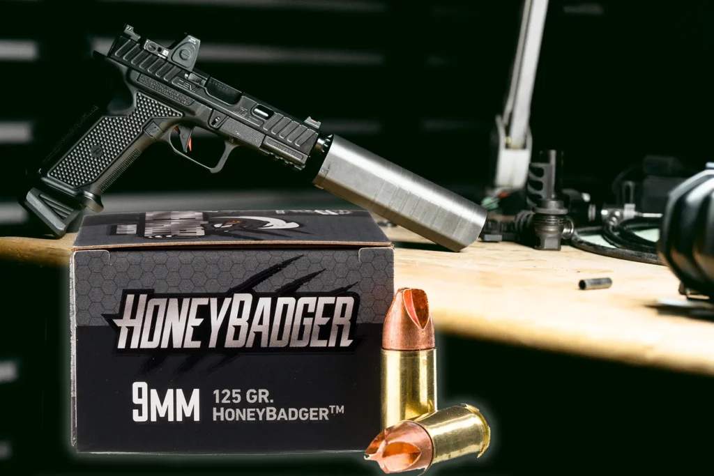 Black Hills Ammunition’s Subsonic HoneyBadger 125-grain 9mm