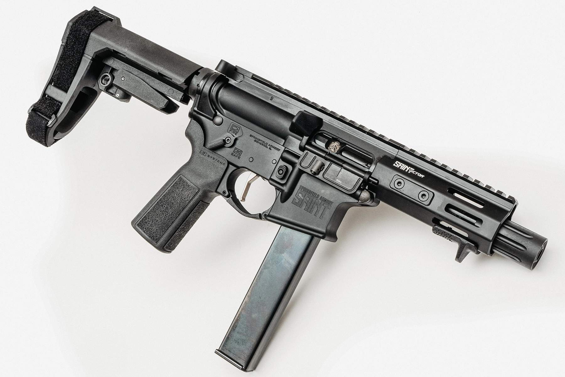 Springfield Armory 9mm Saint Victor pistol in profile