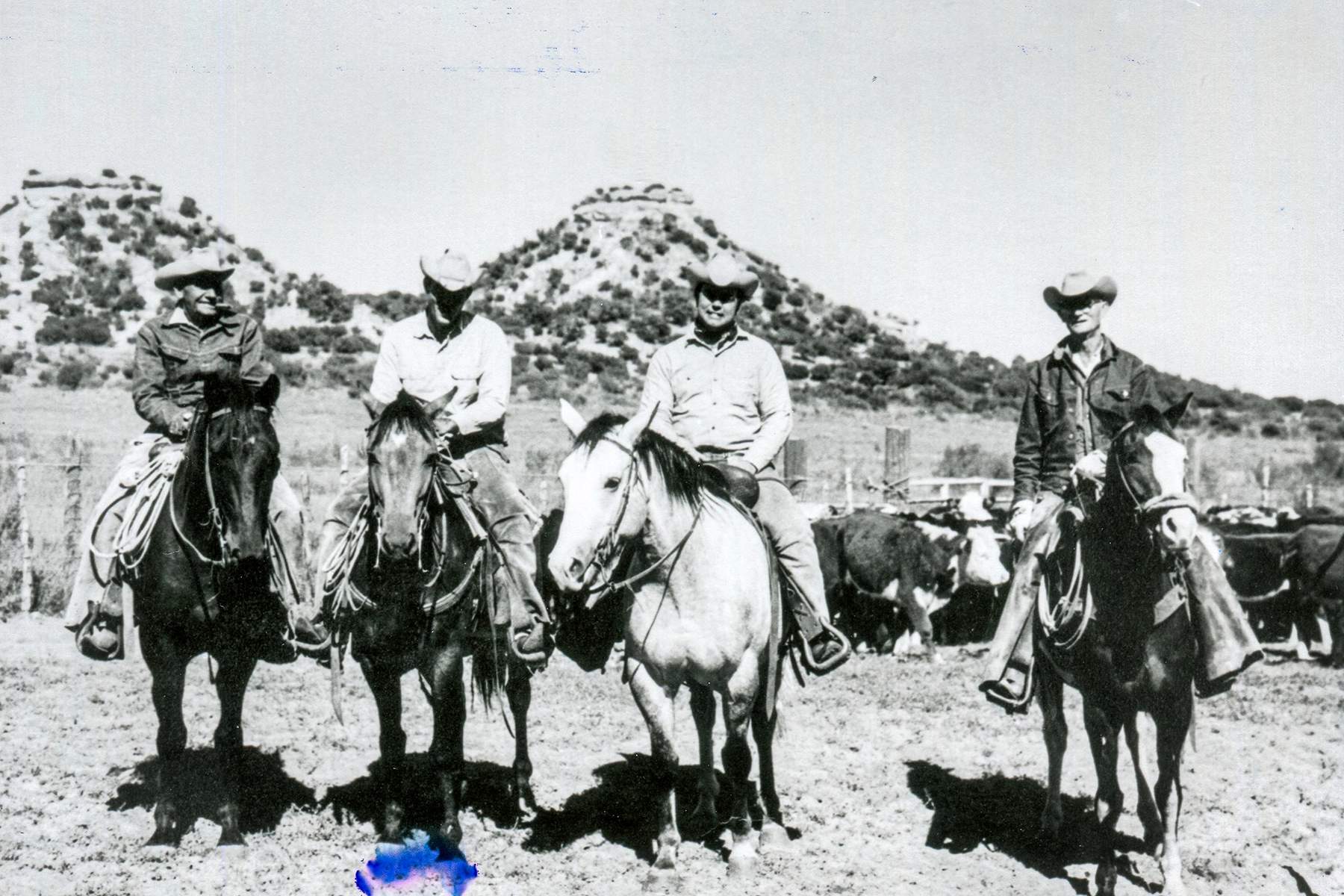 Tom Perini during his cowboy days.