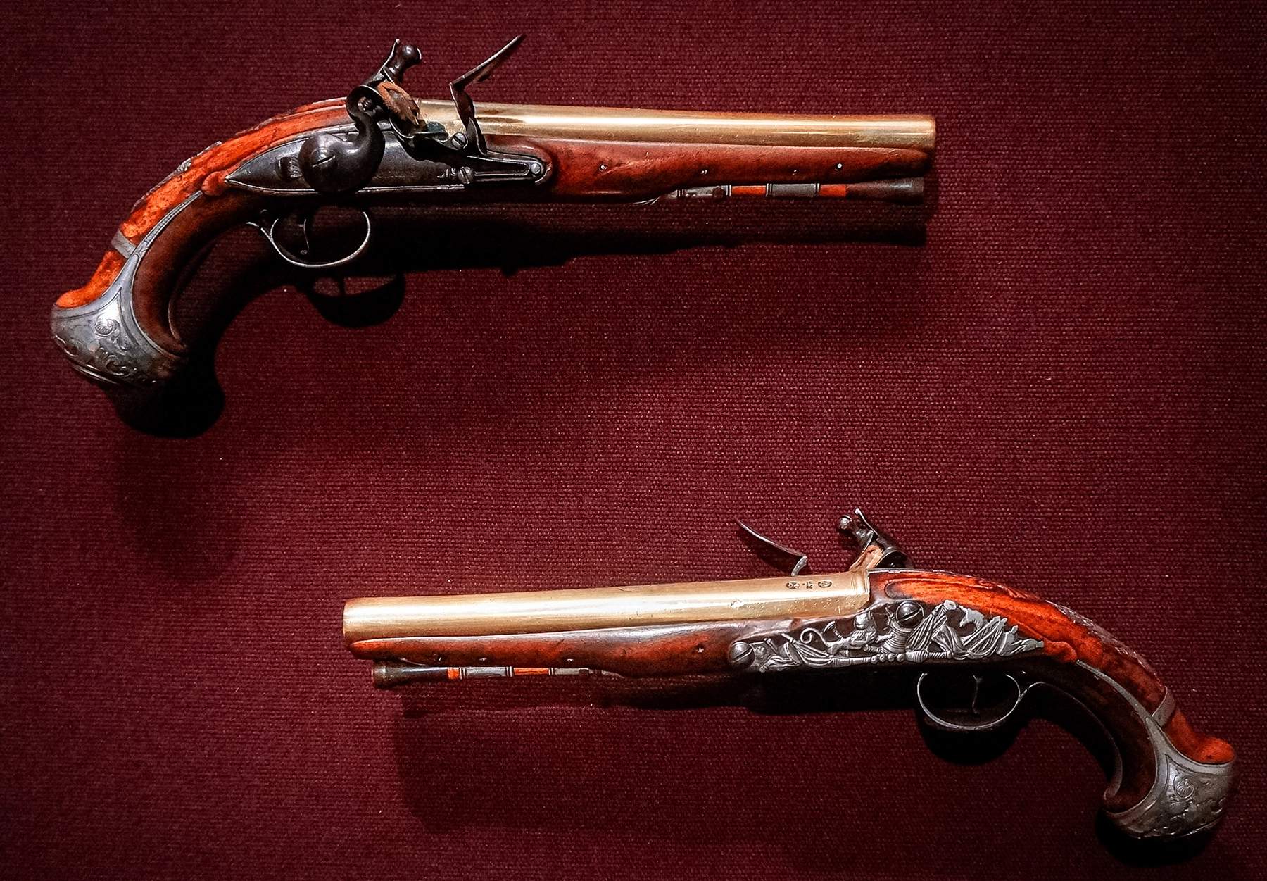 george washington's twin flintlock pistols