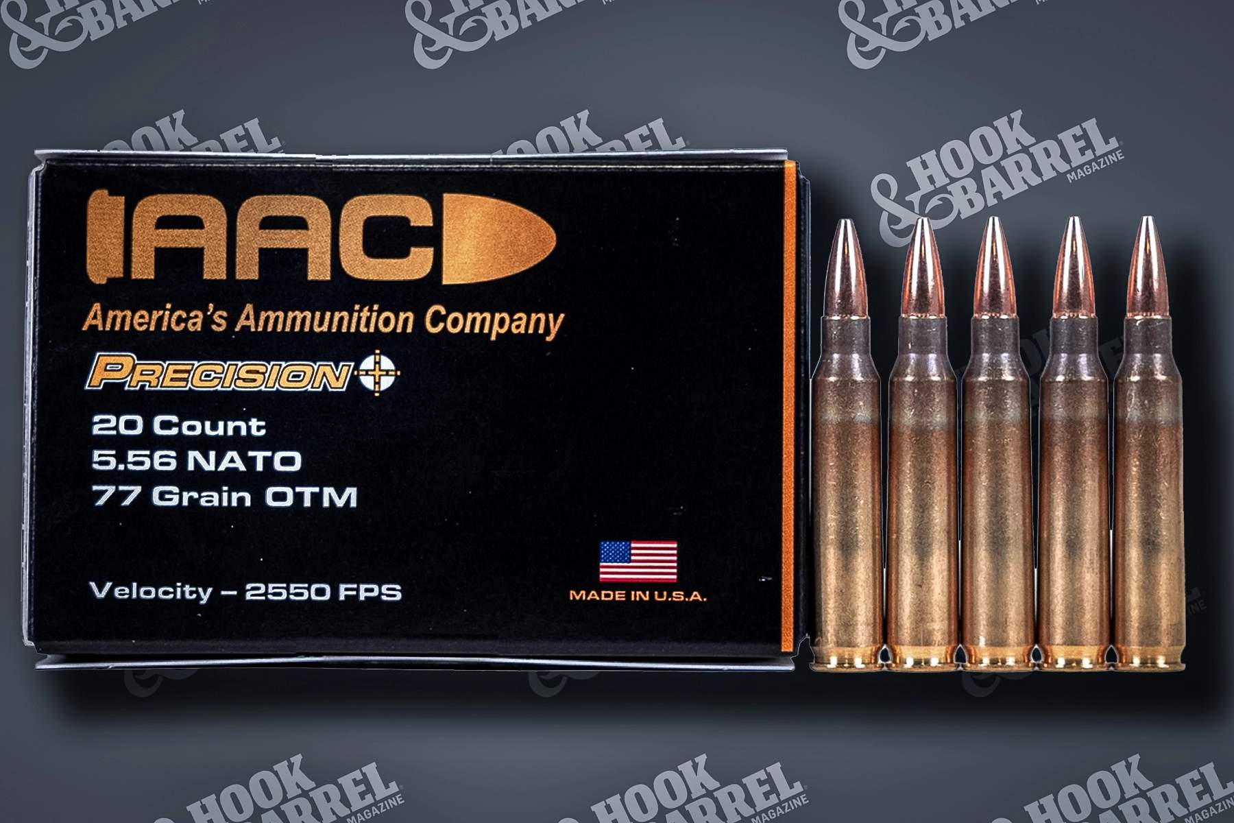 AAC 5.56 ammo box and cartridges