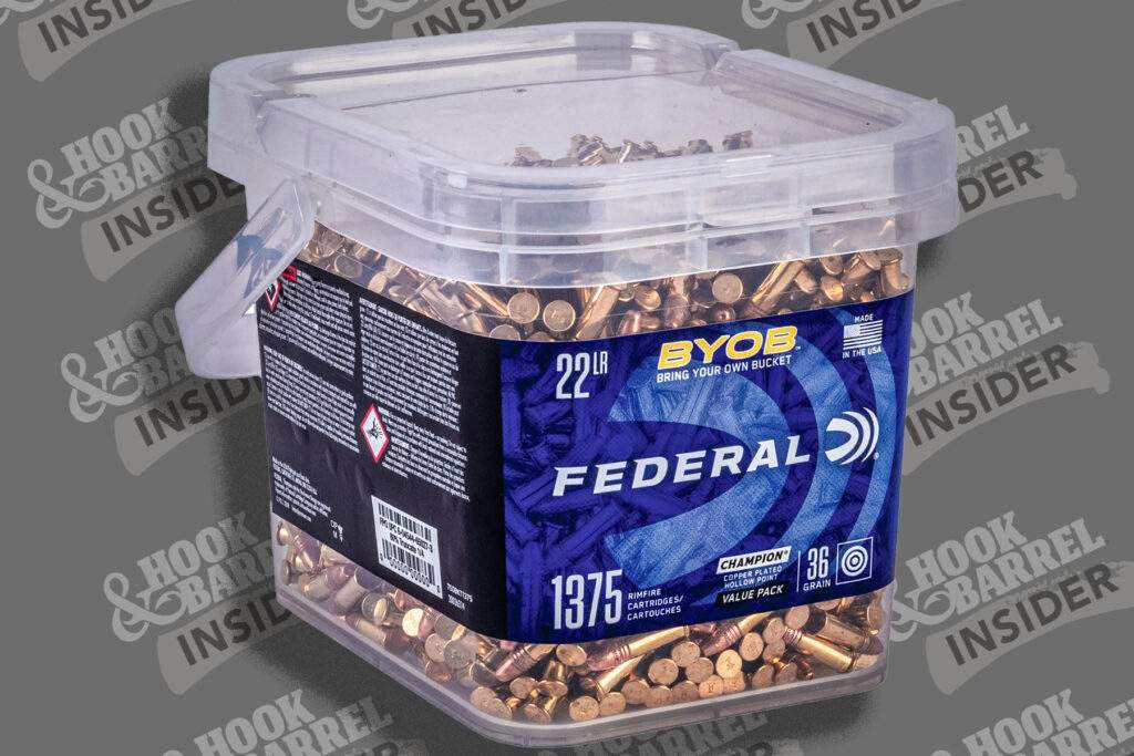 Federal BYOB bucket of .22LR
