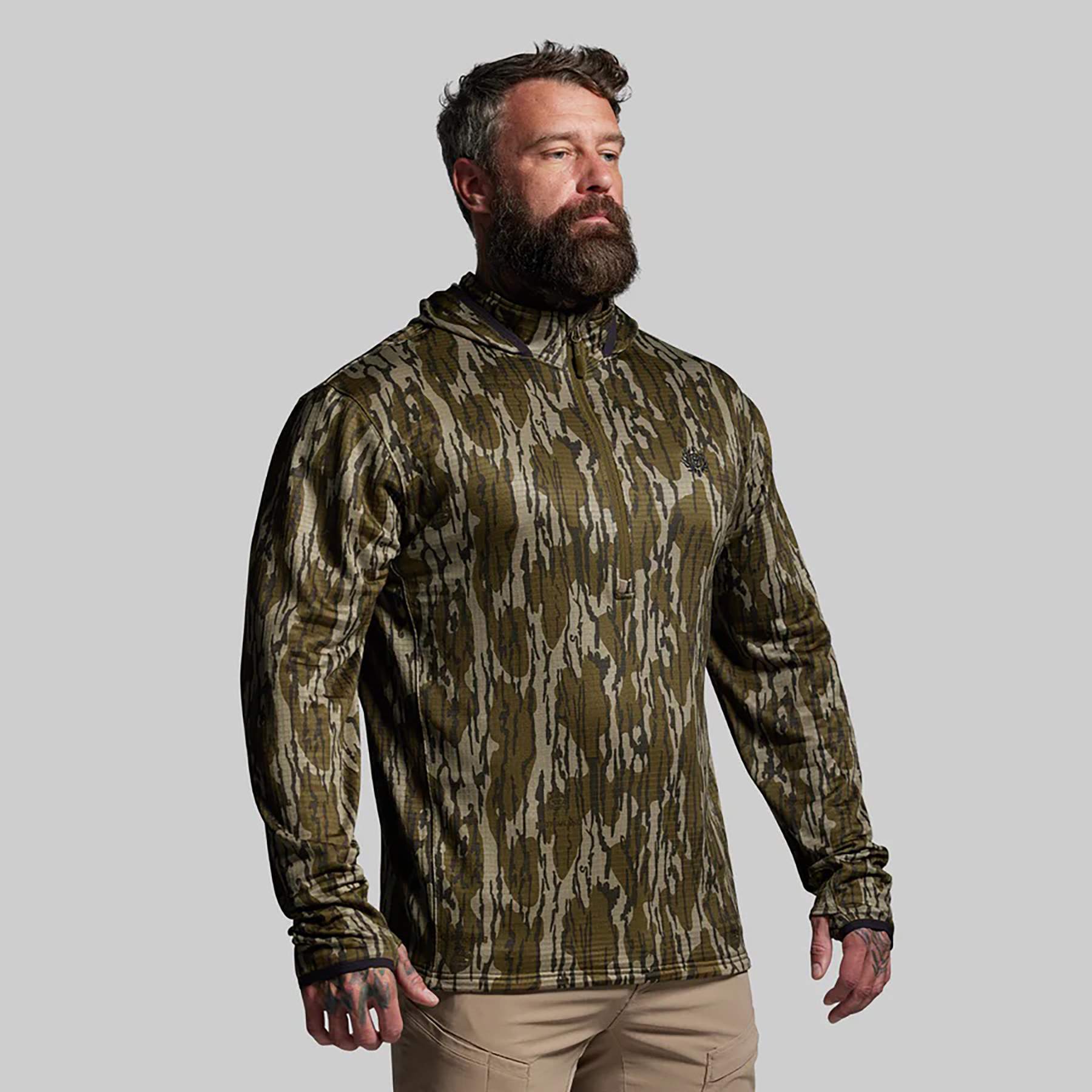 Quiver half-zip top