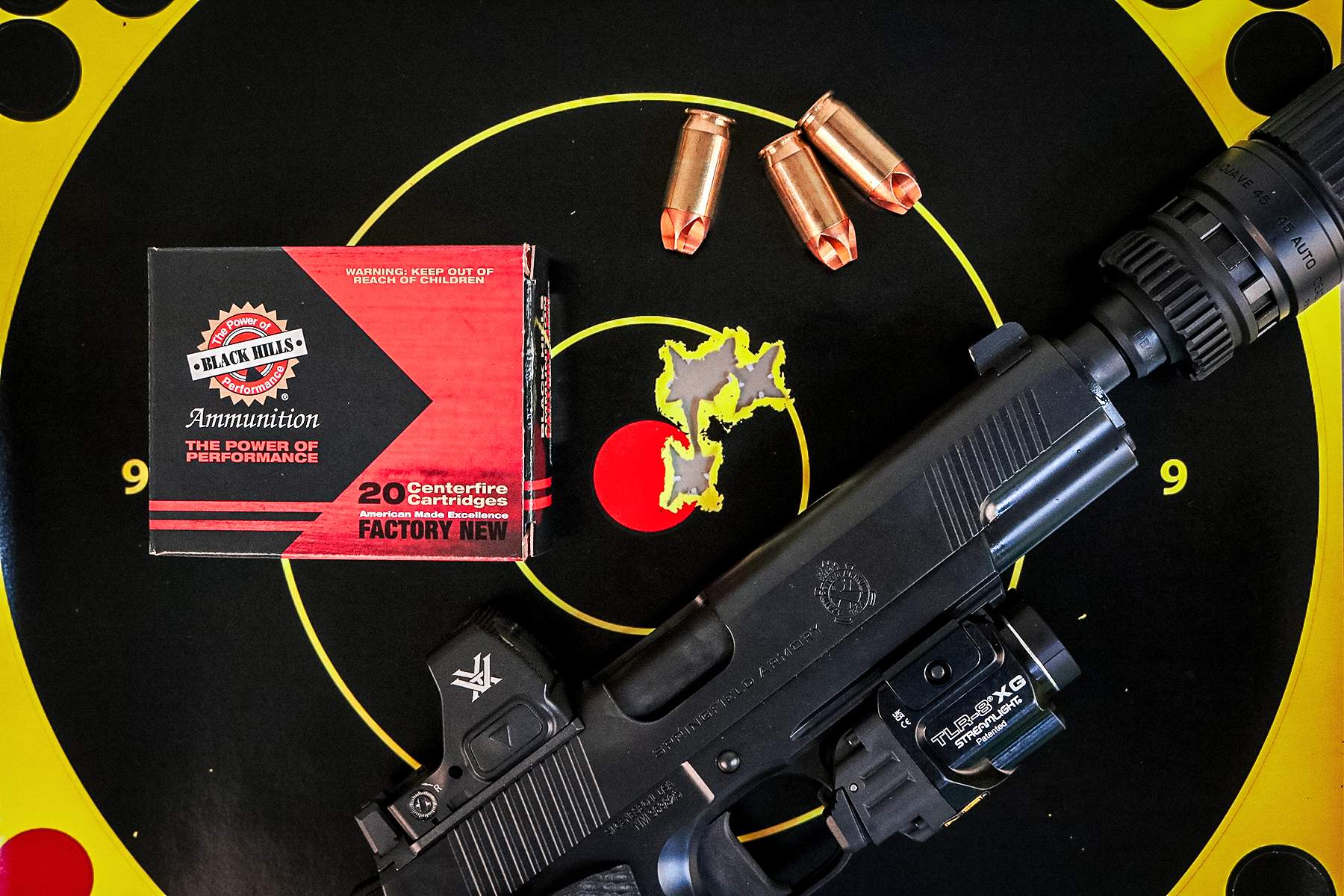 pistol with ammo